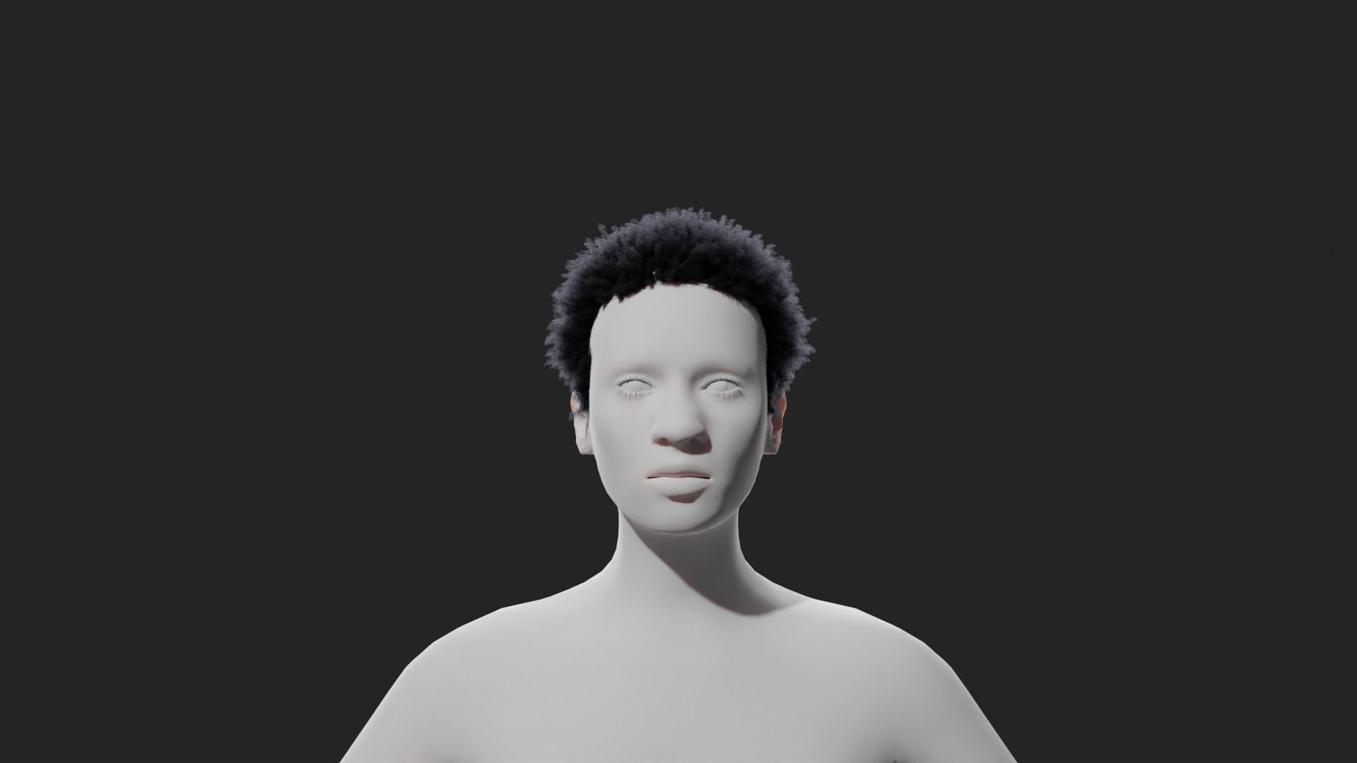 Miles Hair v2  3D model_3