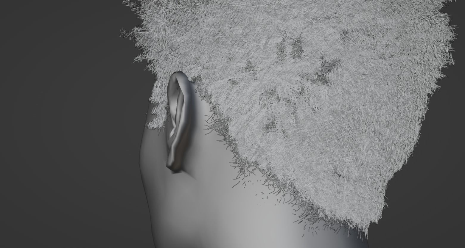 Miles Hair v2  3D model_24