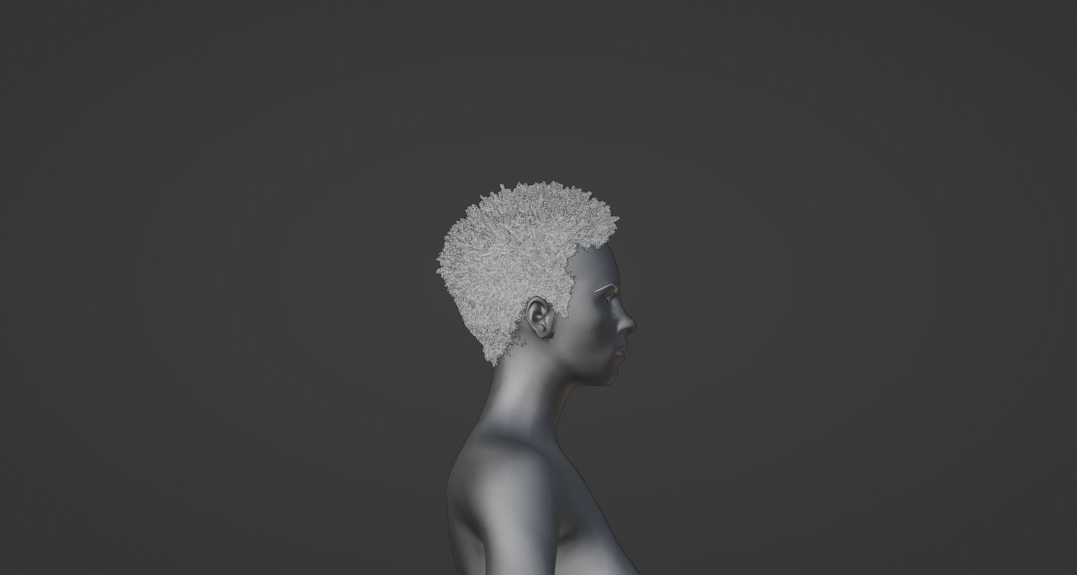 Miles Hair v2  3D model_20