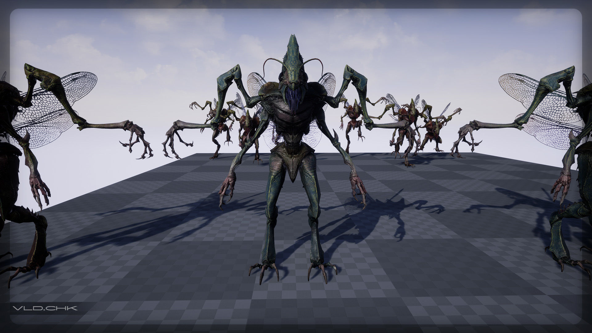 Termite - Demon Beetle Low-poly 3D model_11