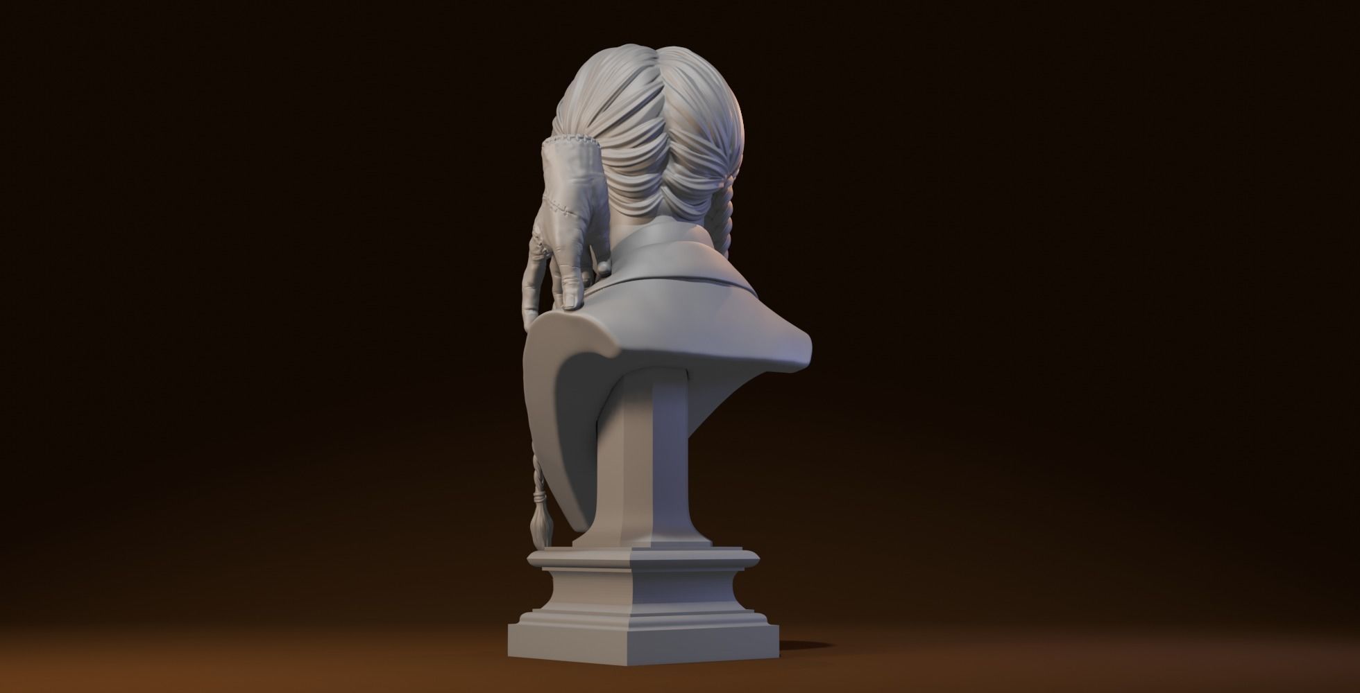 Tuesday Addams 3D print model_8