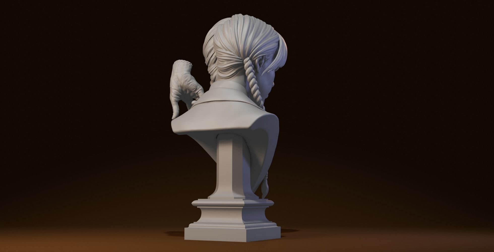 Tuesday Addams 3D print model_9