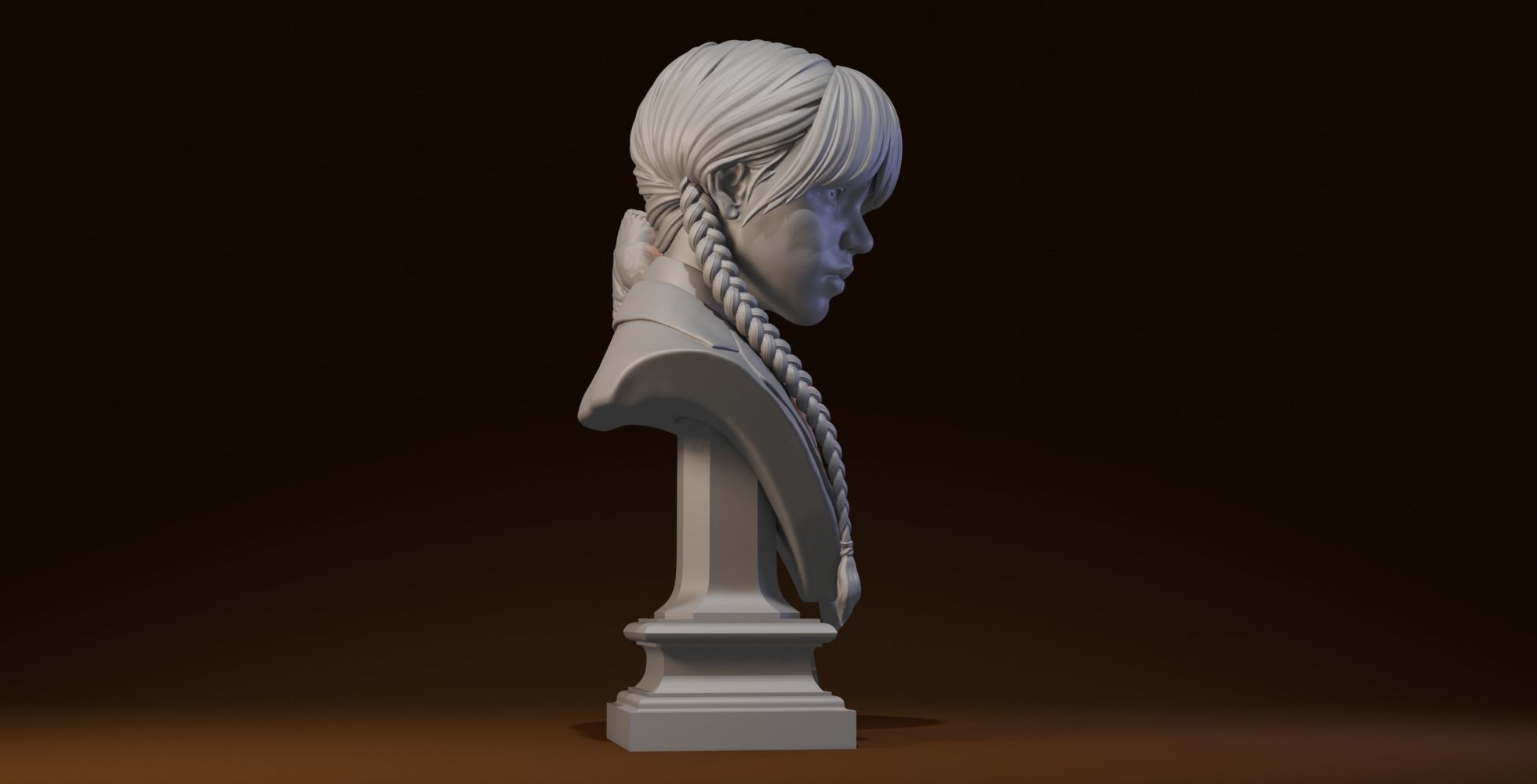 Tuesday Addams 3D print model_10