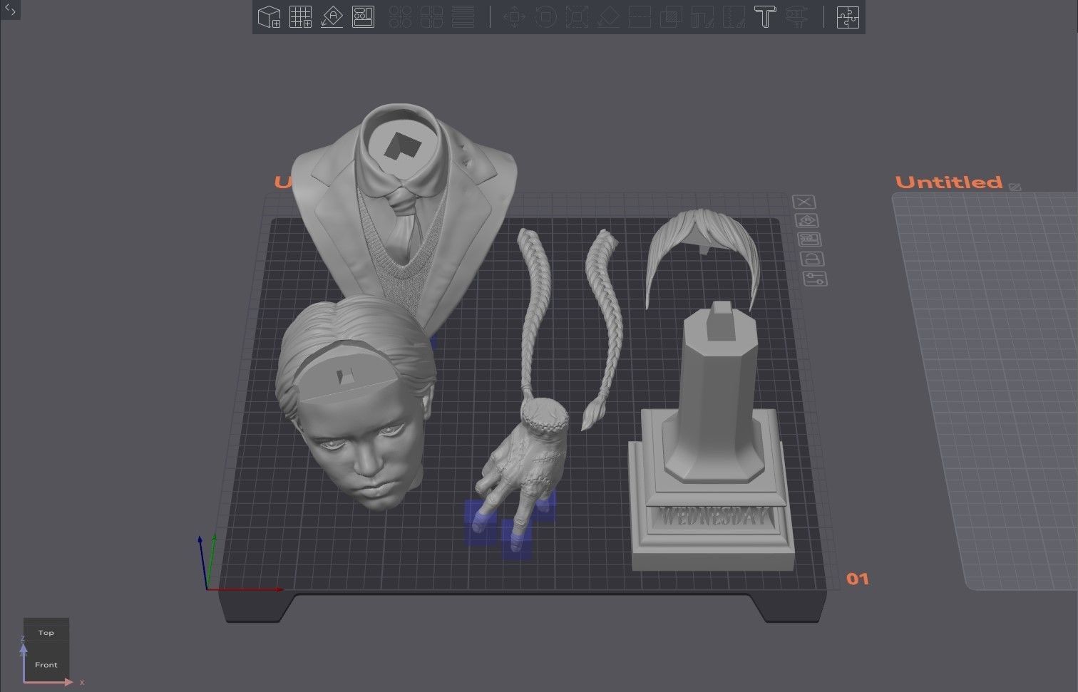 Tuesday Addams 3D print model_17