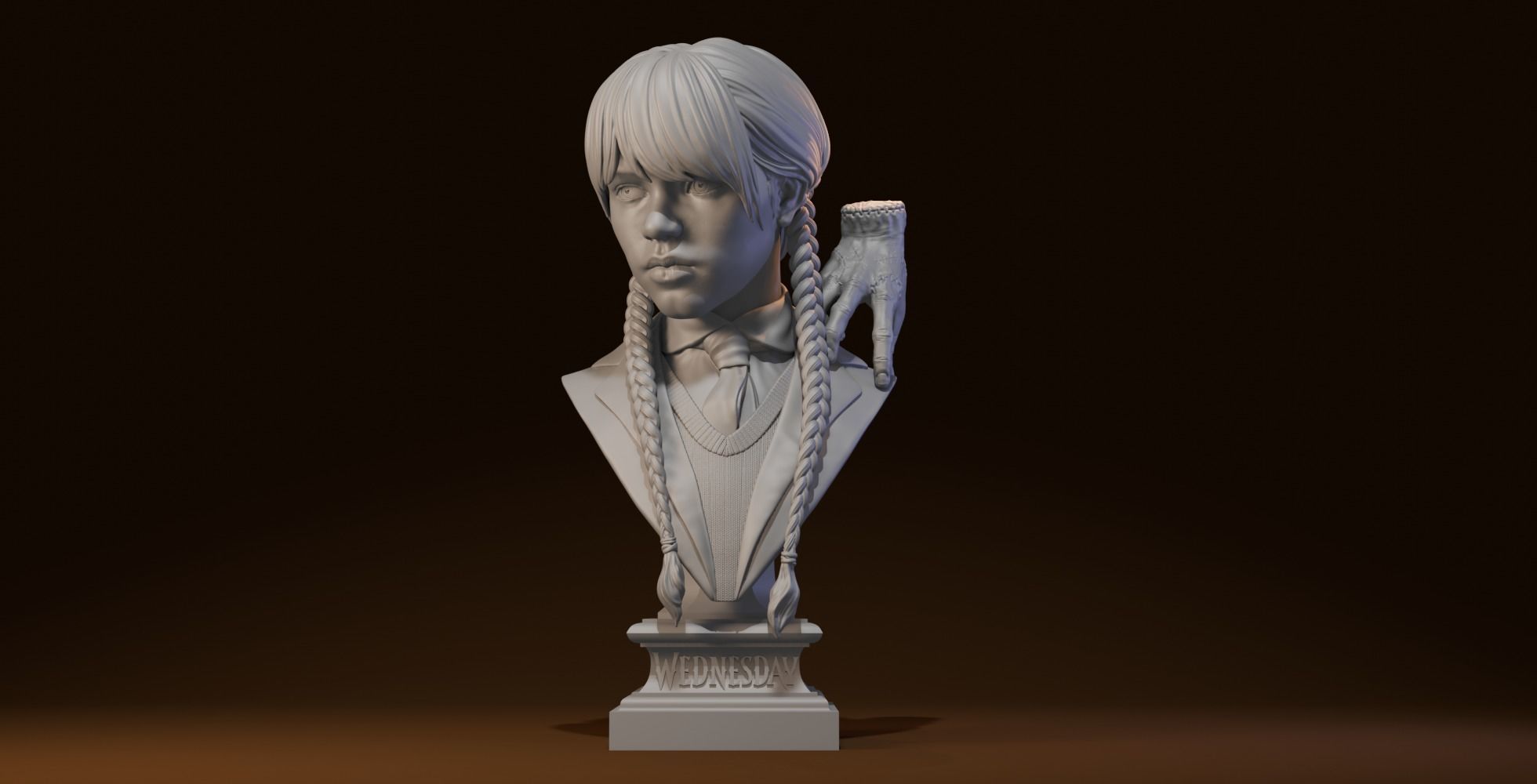 Tuesday Addams 3D print model_3