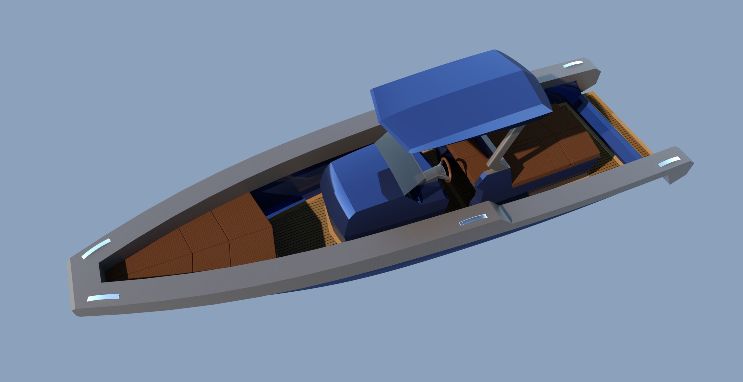 Small Rib Boats Drawing 25 Feet Rib Boat 3D model | CGTrader