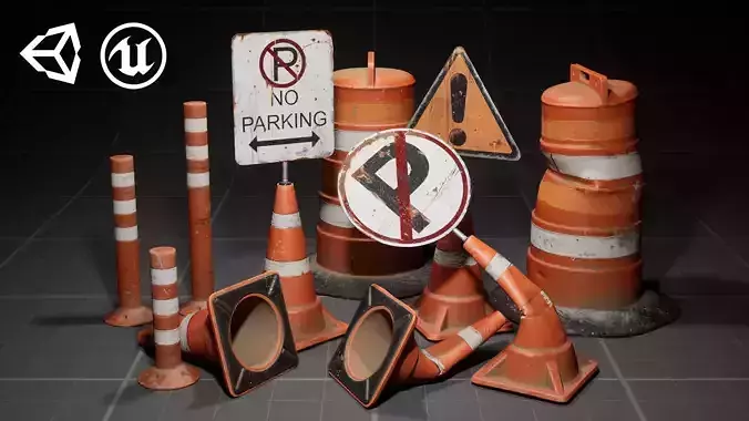 Used Road Props batch01