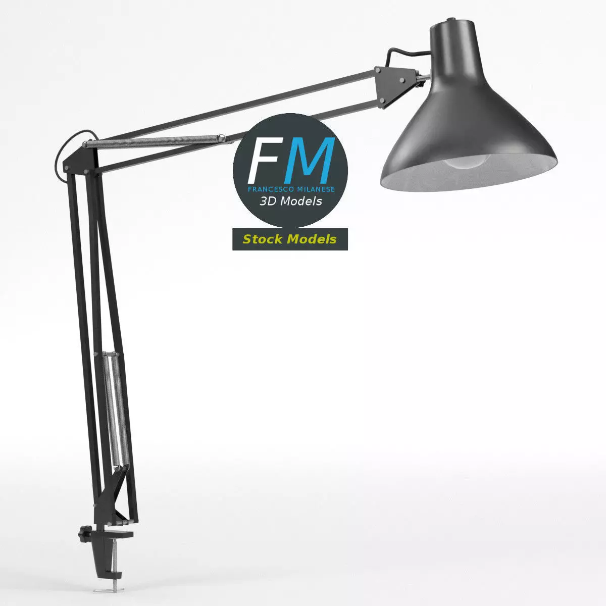 Desk lamp 5 3D model_0