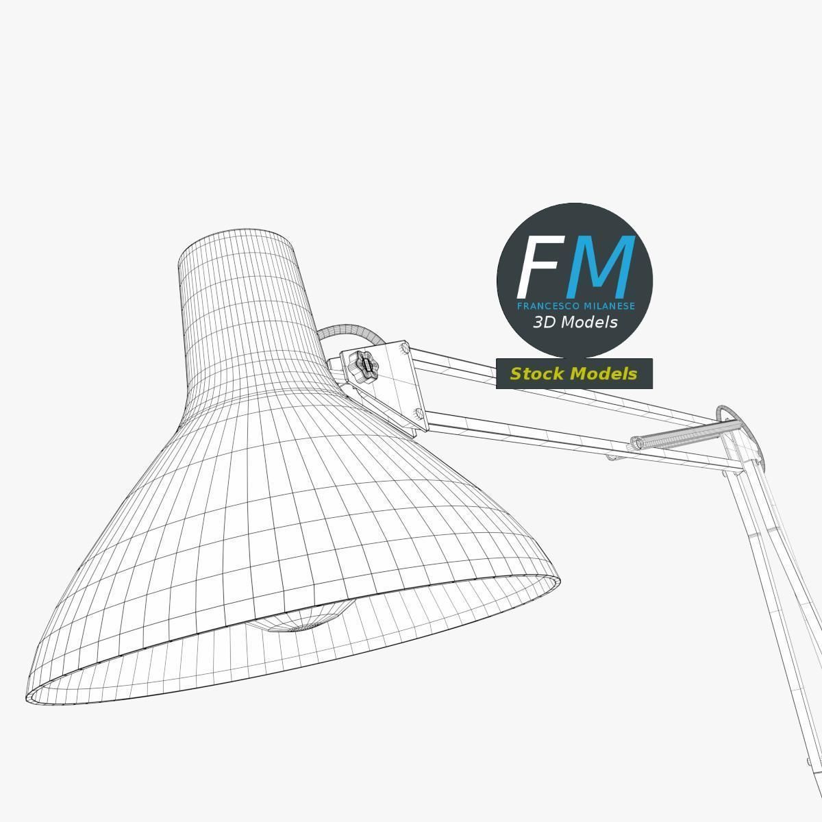 Desk lamp 5 3D model_7
