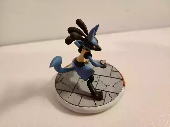 Lucario pokemon 3D print model 3D print model