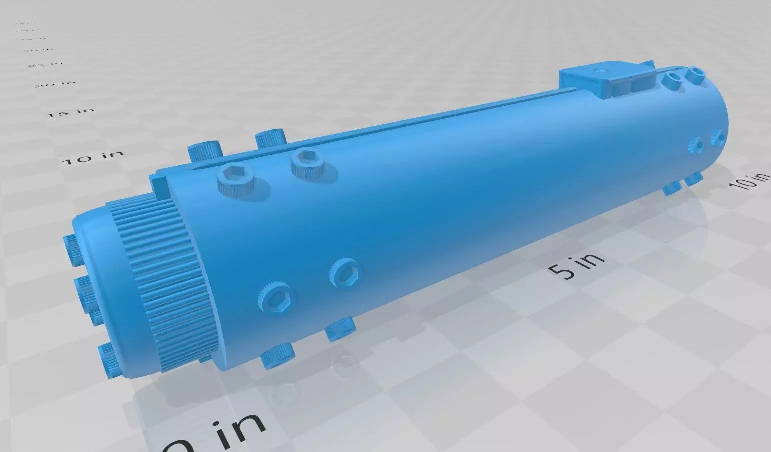 Riveted Style Lightsaber 3D print model_0