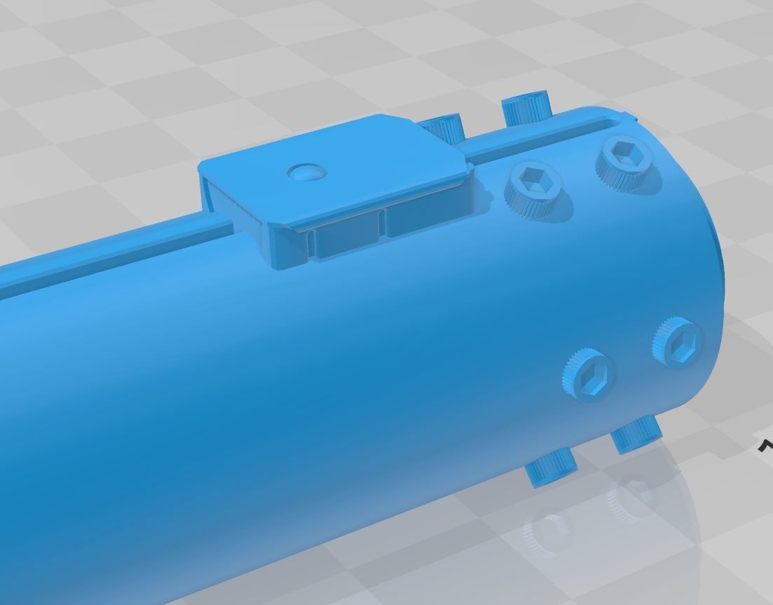 Riveted Style Lightsaber 3D print model_5