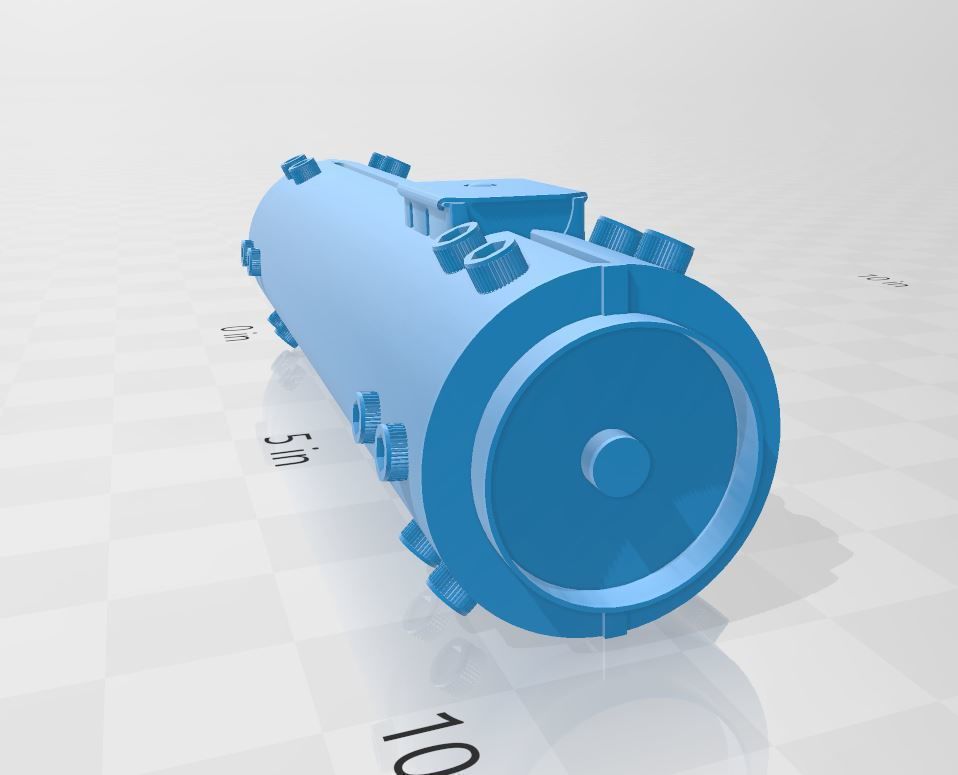 Riveted Style Lightsaber 3D print model_2