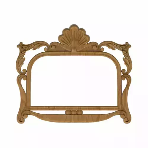 Carved picture frame STL