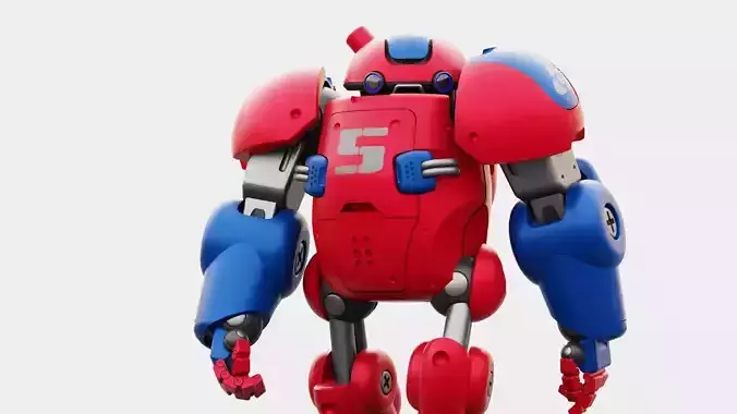 TOY BOT MONG RIGGED