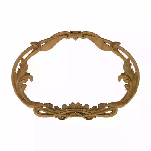 Carved picture frame STL