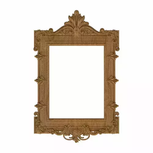 Carved picture frame STL