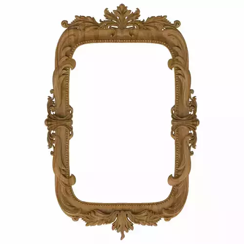 Carved picture frame STL