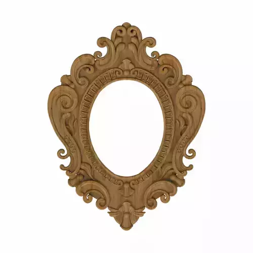 Carved picture frame STL