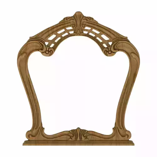 Carved picture frame STL