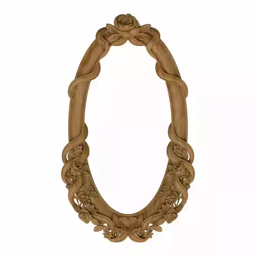 Carved picture frame STL