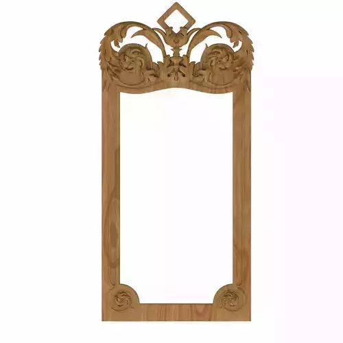 Carved picture frame STL