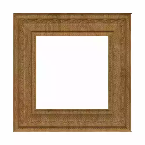Carved picture frame STL
