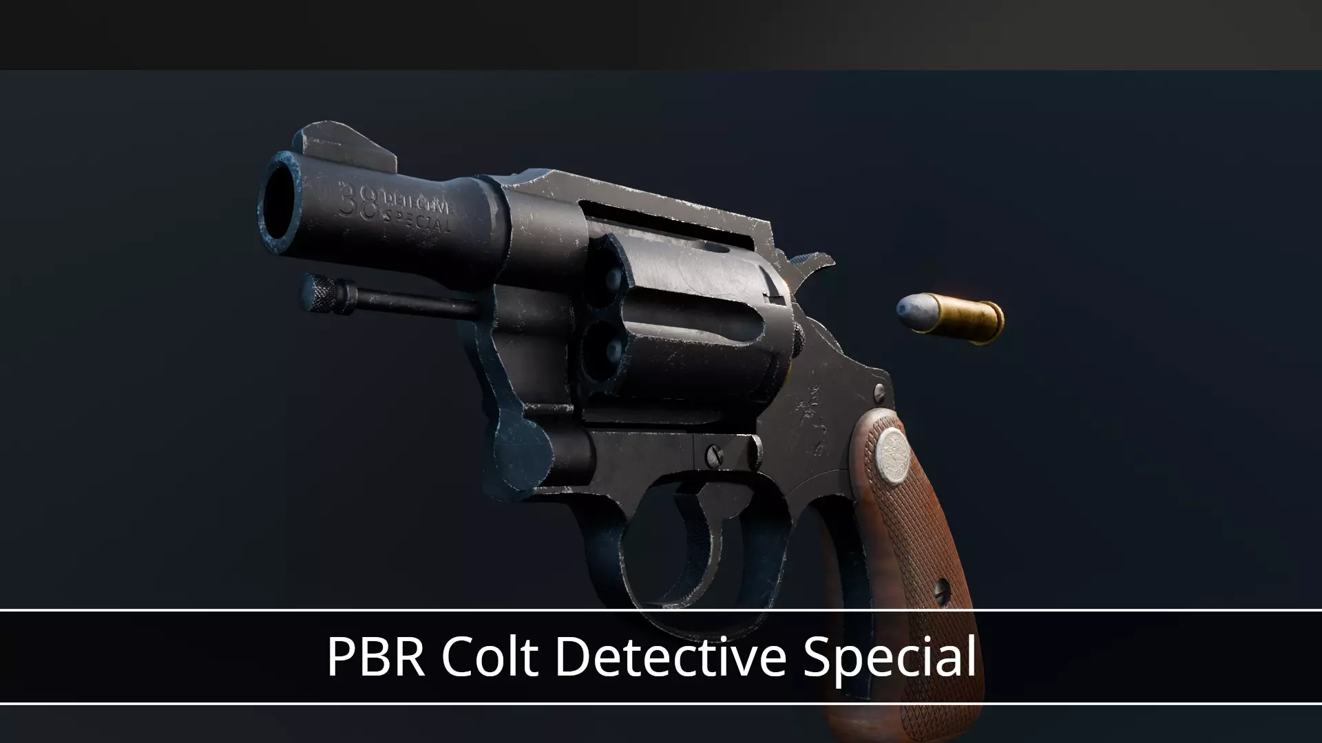 Colt Detective Special Low-poly 3D model