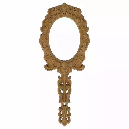 Carved picture frame STL