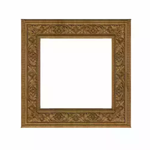 Carved picture frame STL