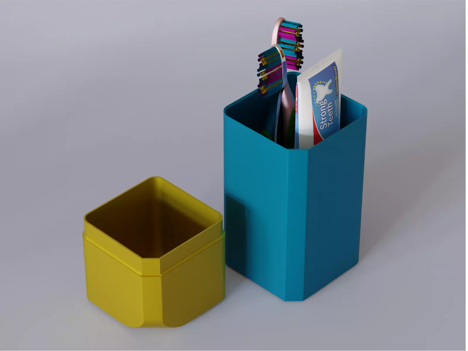 Travel Tooth brush Case 10  3D print model_0