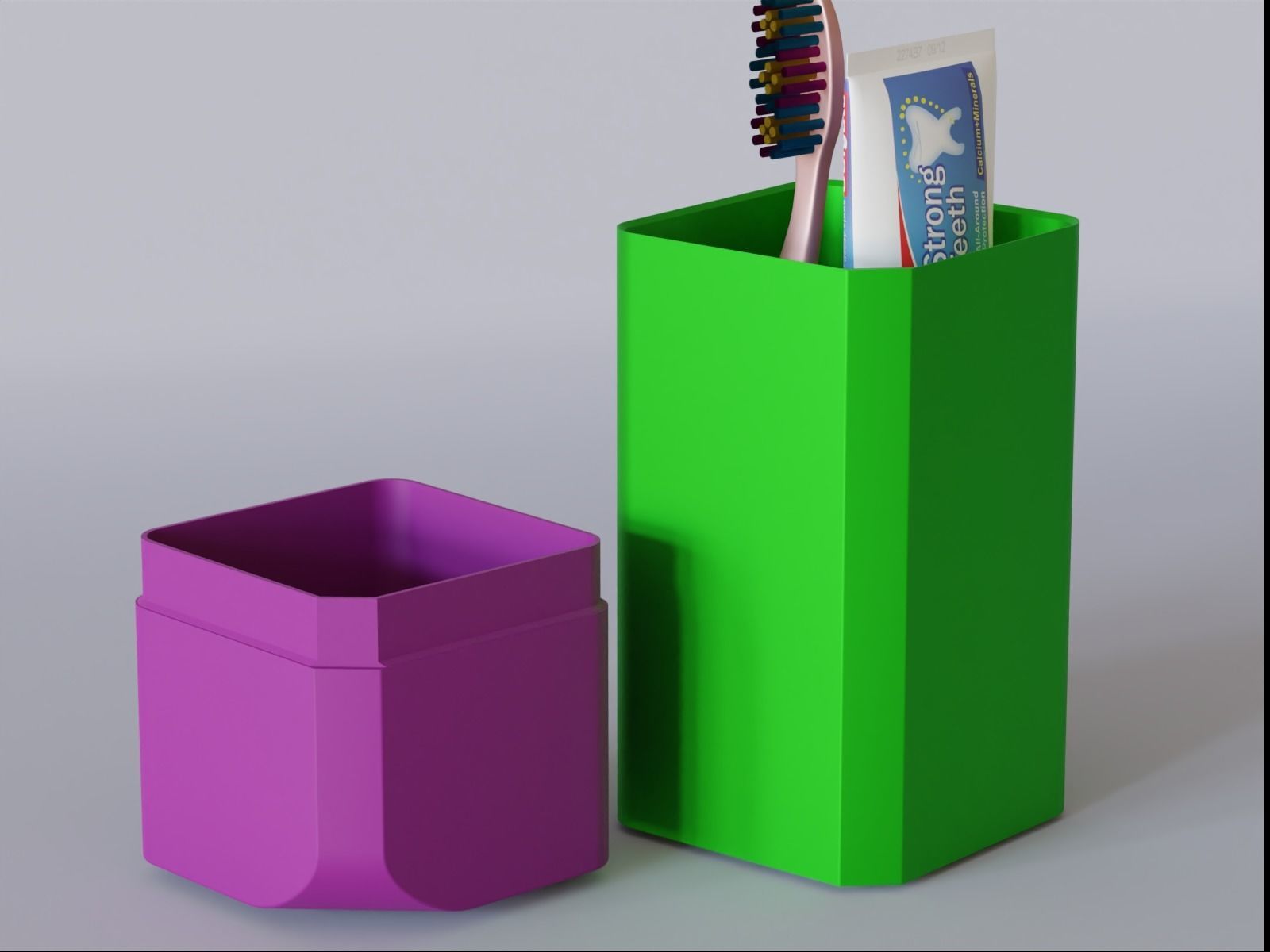 Travel Tooth brush Case 10  3D print model_9