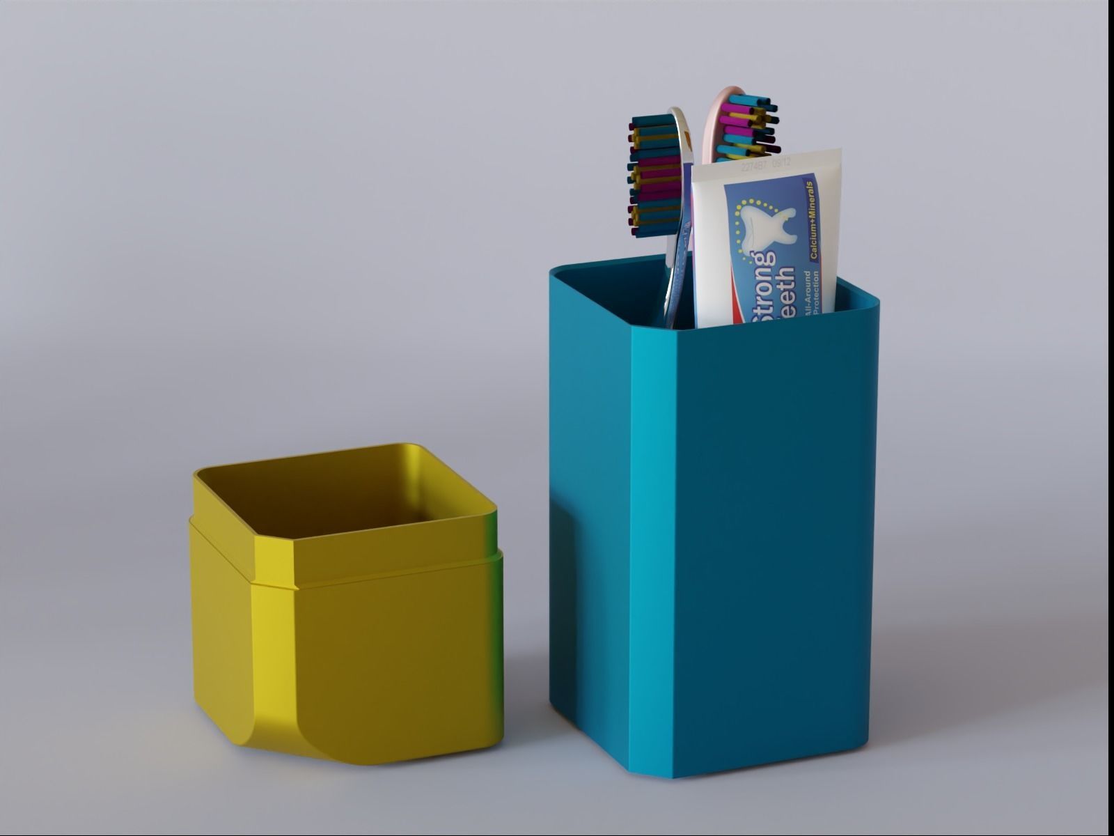 Travel Tooth brush Case 10  3D print model_4