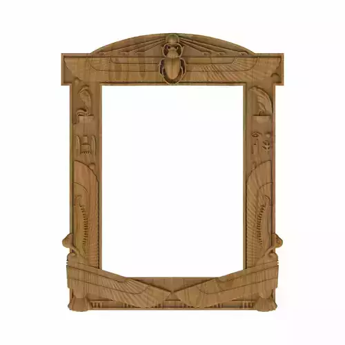 Carved picture frame STL