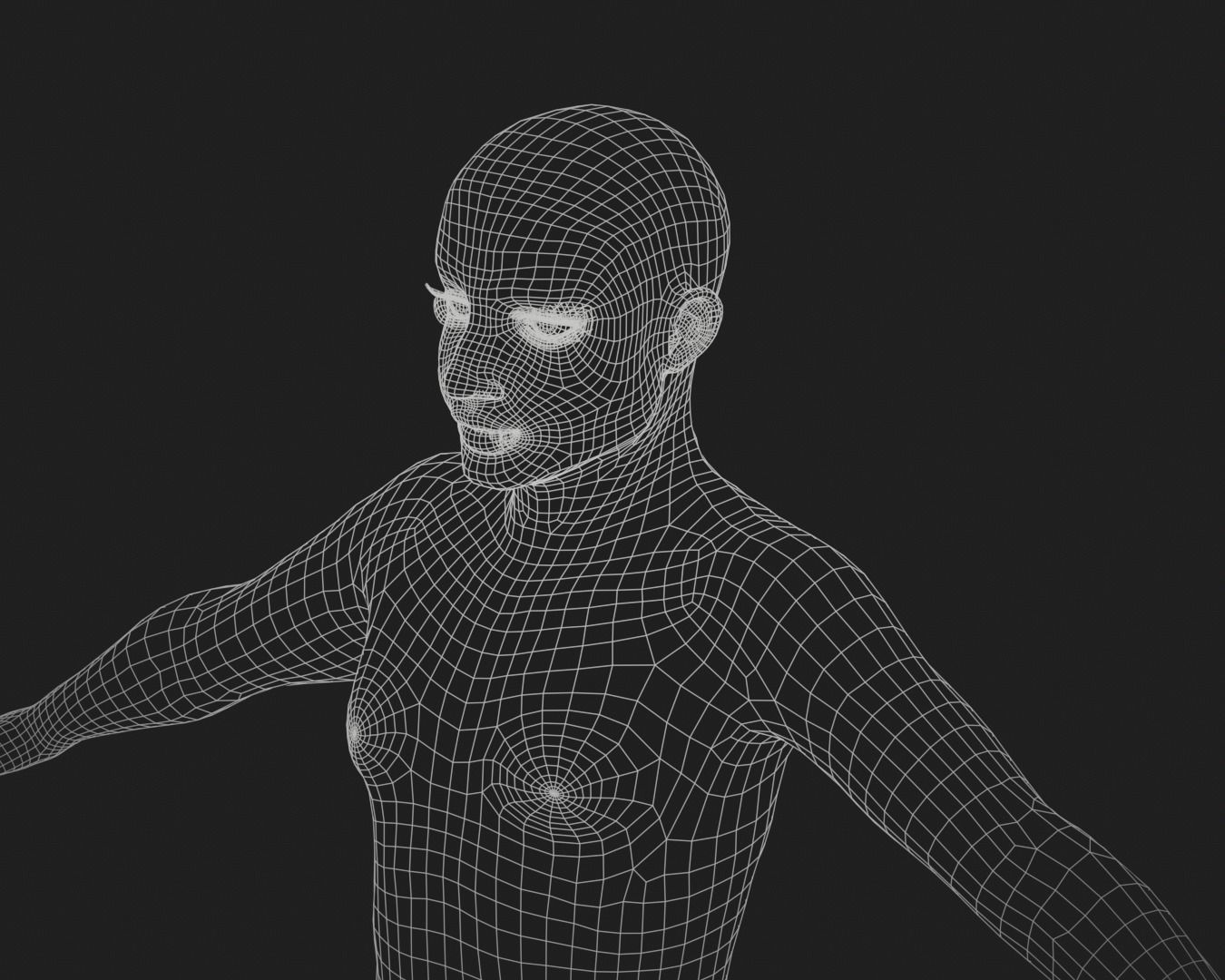 cartoon rigged  boy Low-poly 3D model_10