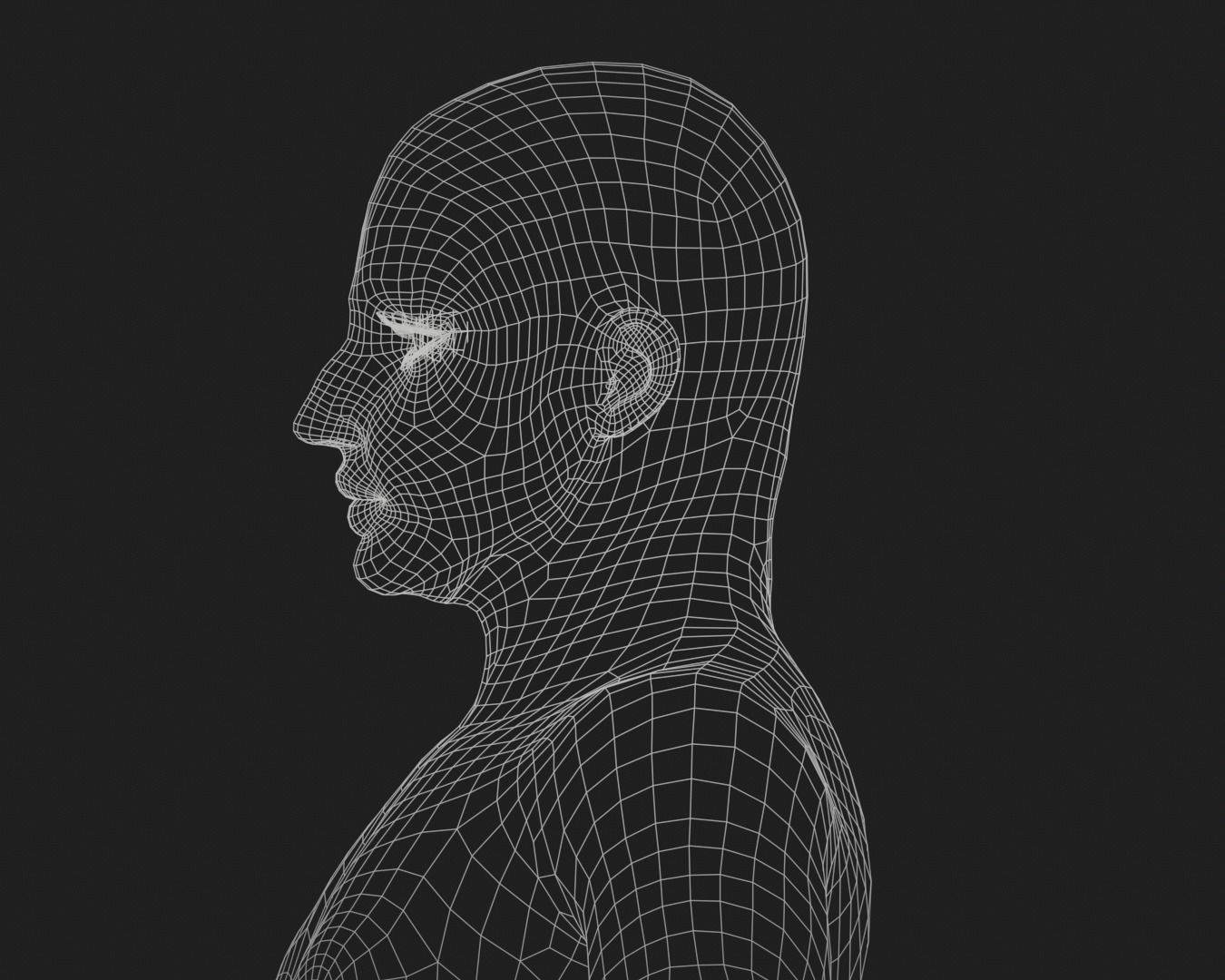 cartoon rigged  boy Low-poly 3D model_4