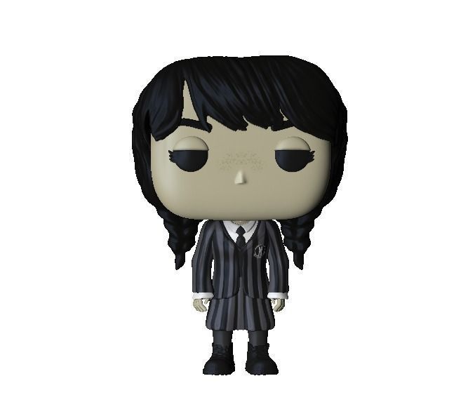 Funko Merlina - Wednesday  3D print model_2