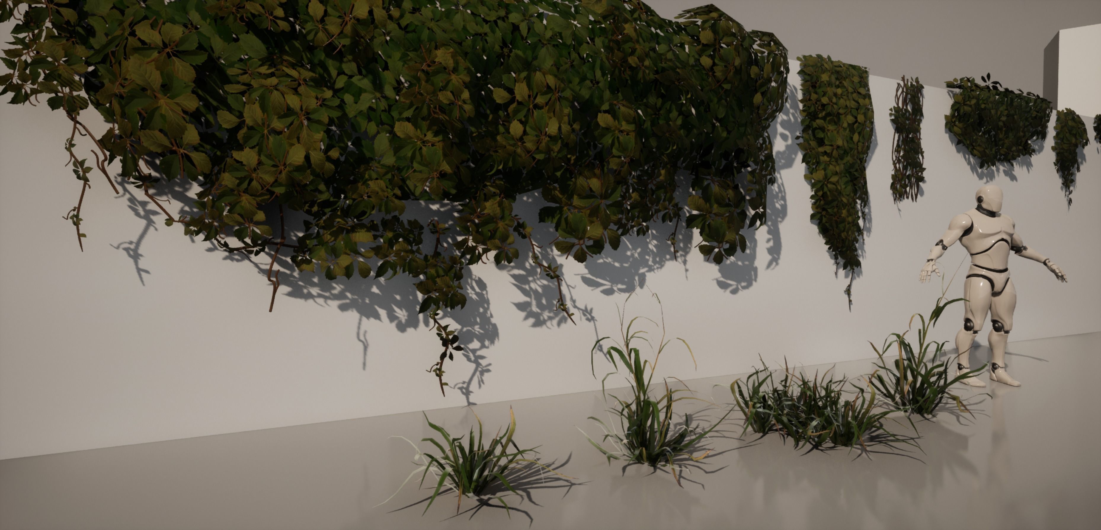 Vegetation Pack Low-poly 3D model_1