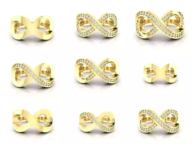  C4 The luxury female ring with gems wedding 3D Model Collection