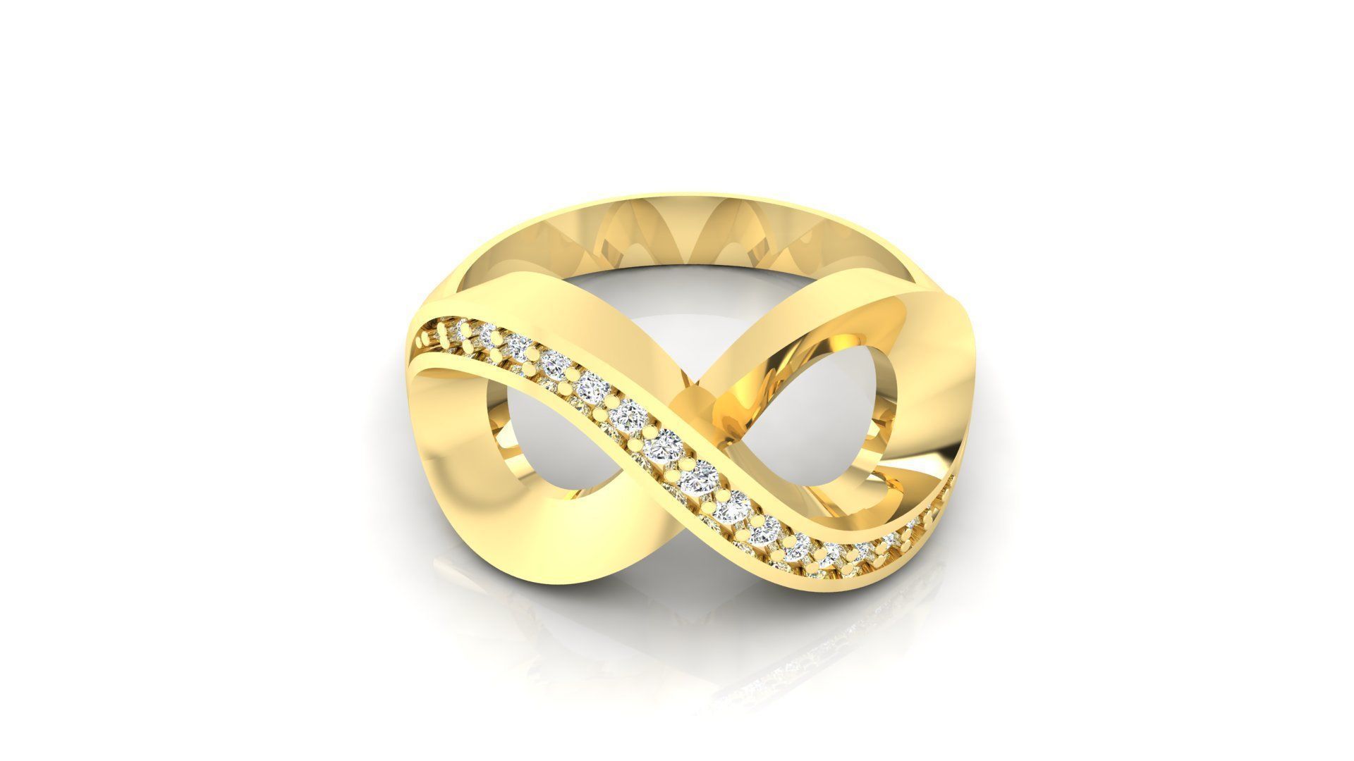  C4 The luxury female ring with gems wedding 3D Model Collection_39