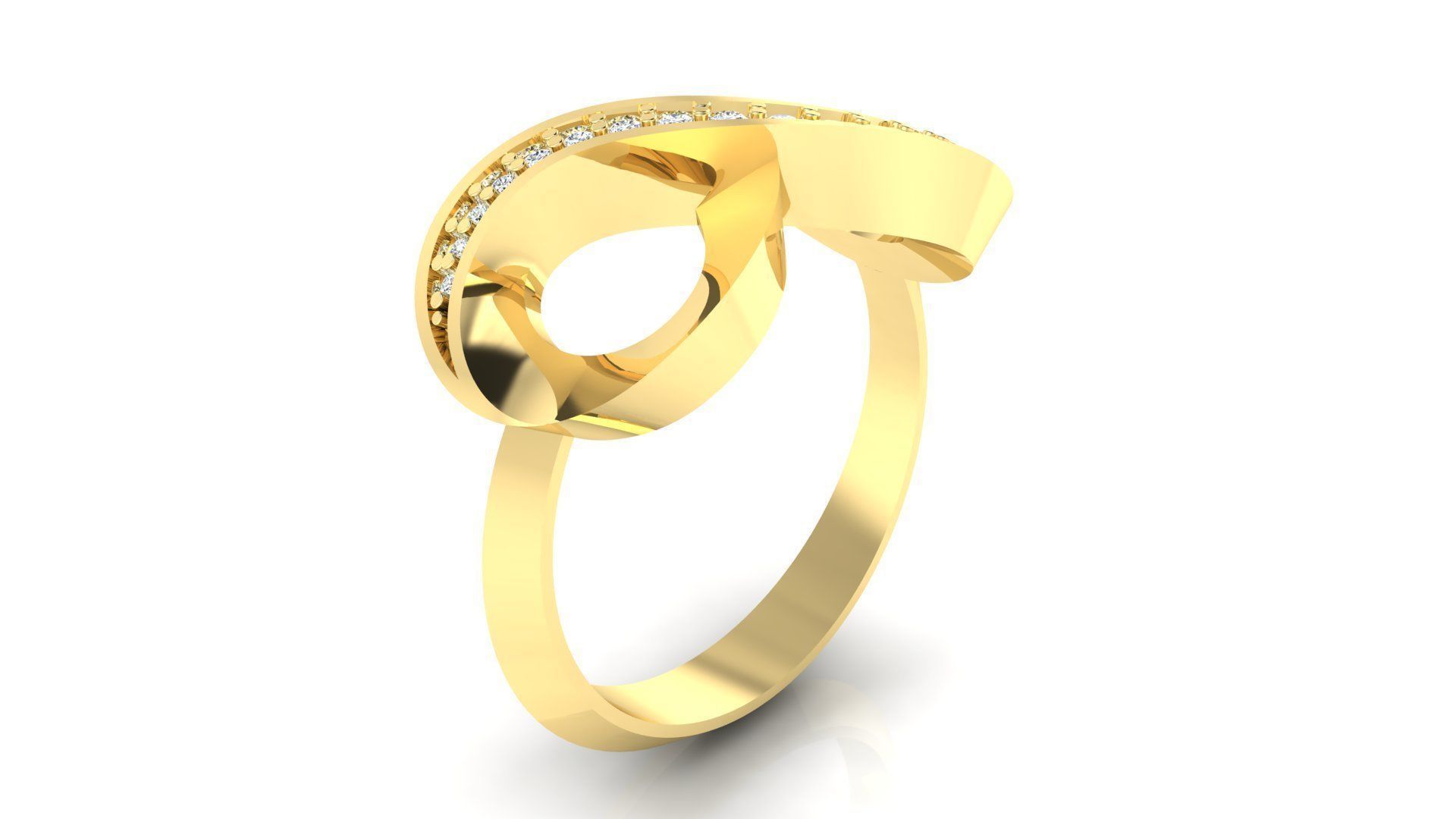  C4 The luxury female ring with gems wedding 3D Model Collection_26
