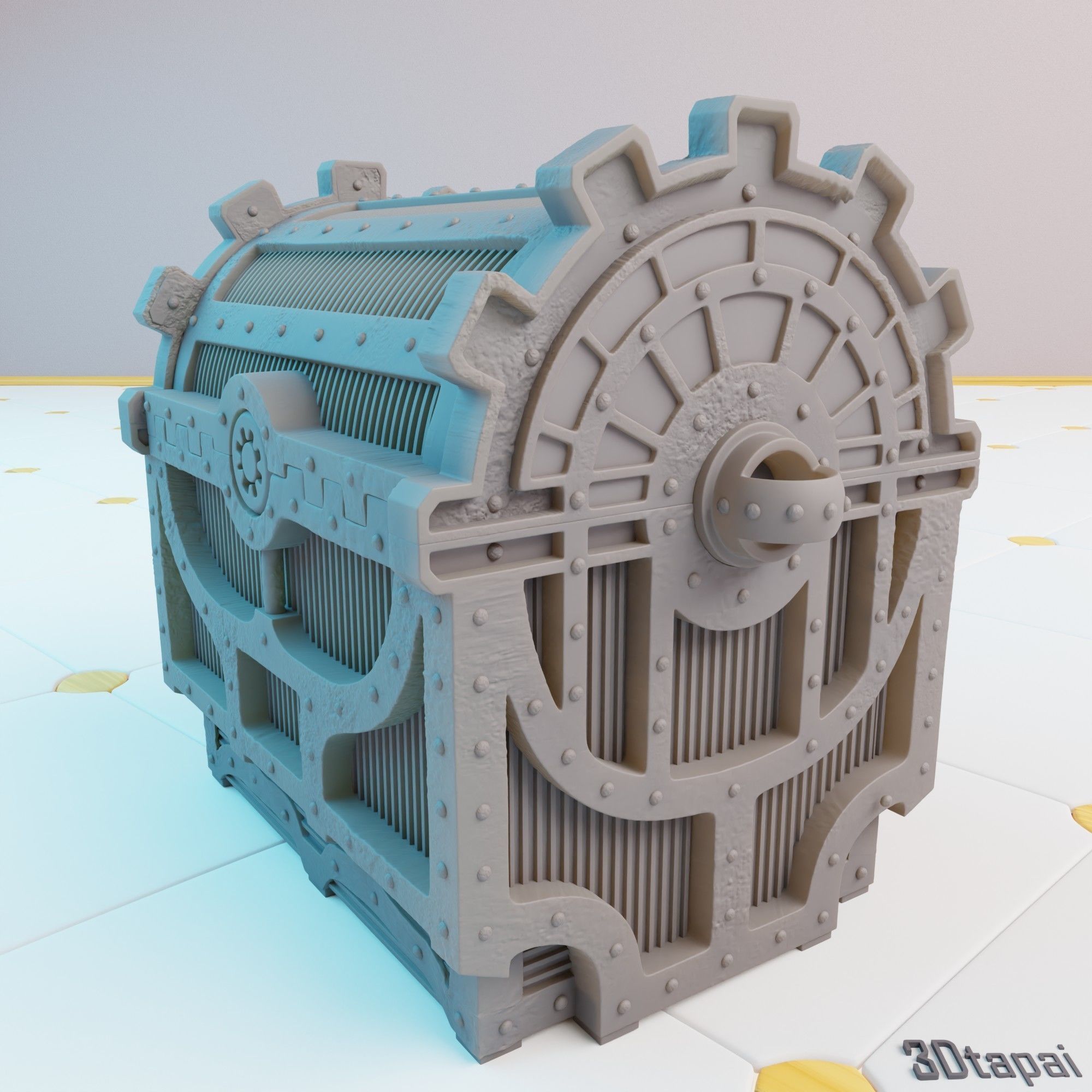 COG CHEST Free 3D print model_1