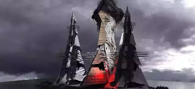 Sci-Fi Nile RiverTowers 