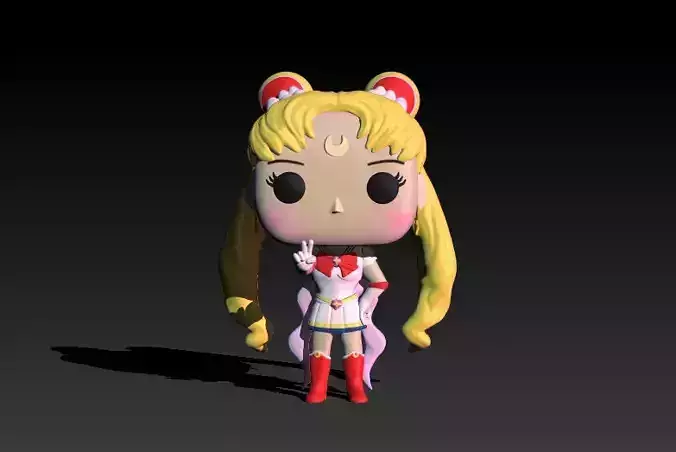 Funko Sailor moon 3D print model