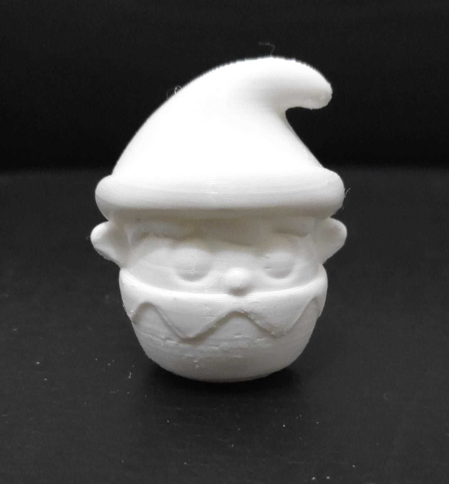 Round Xmas Elf 3D print model_8