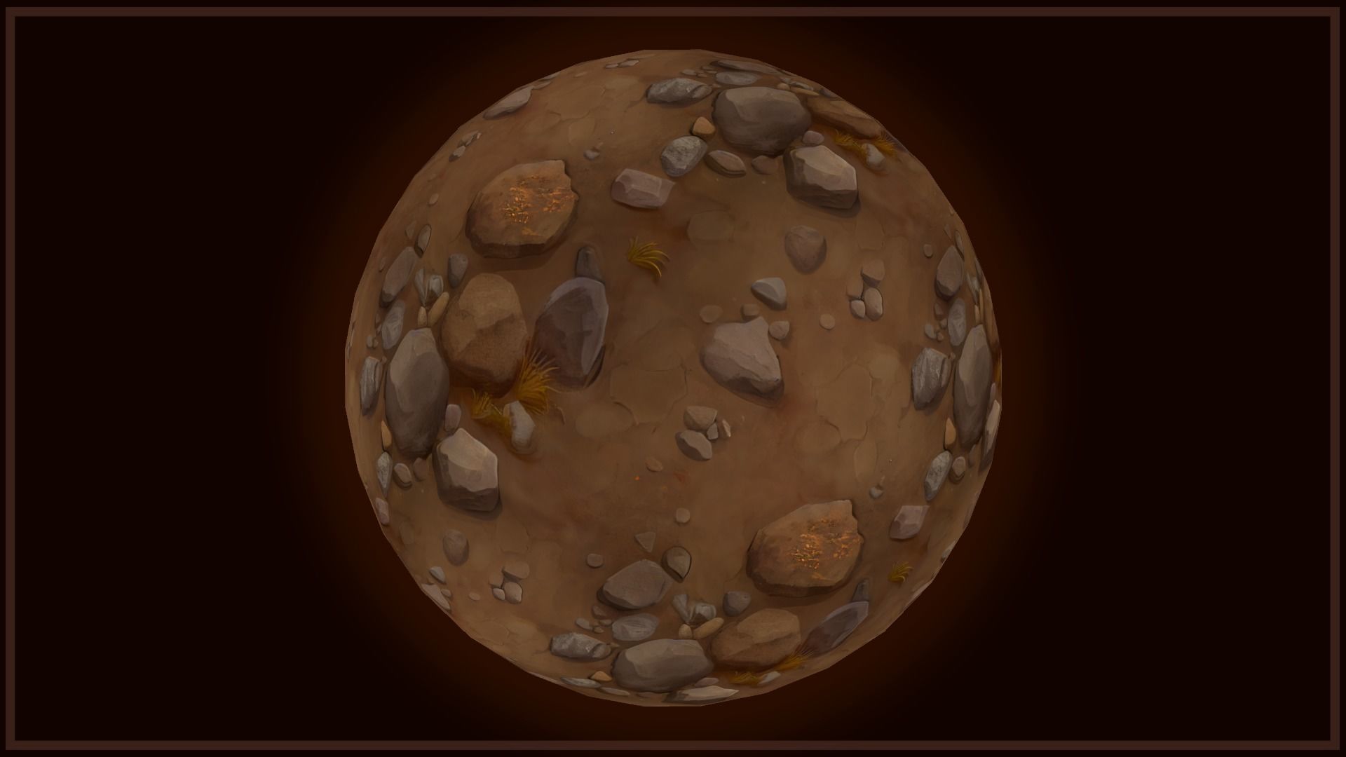 Ground - Earth and Rocks - 20 TEXTURES - Hand-painted -PACK 4--- Texture_18