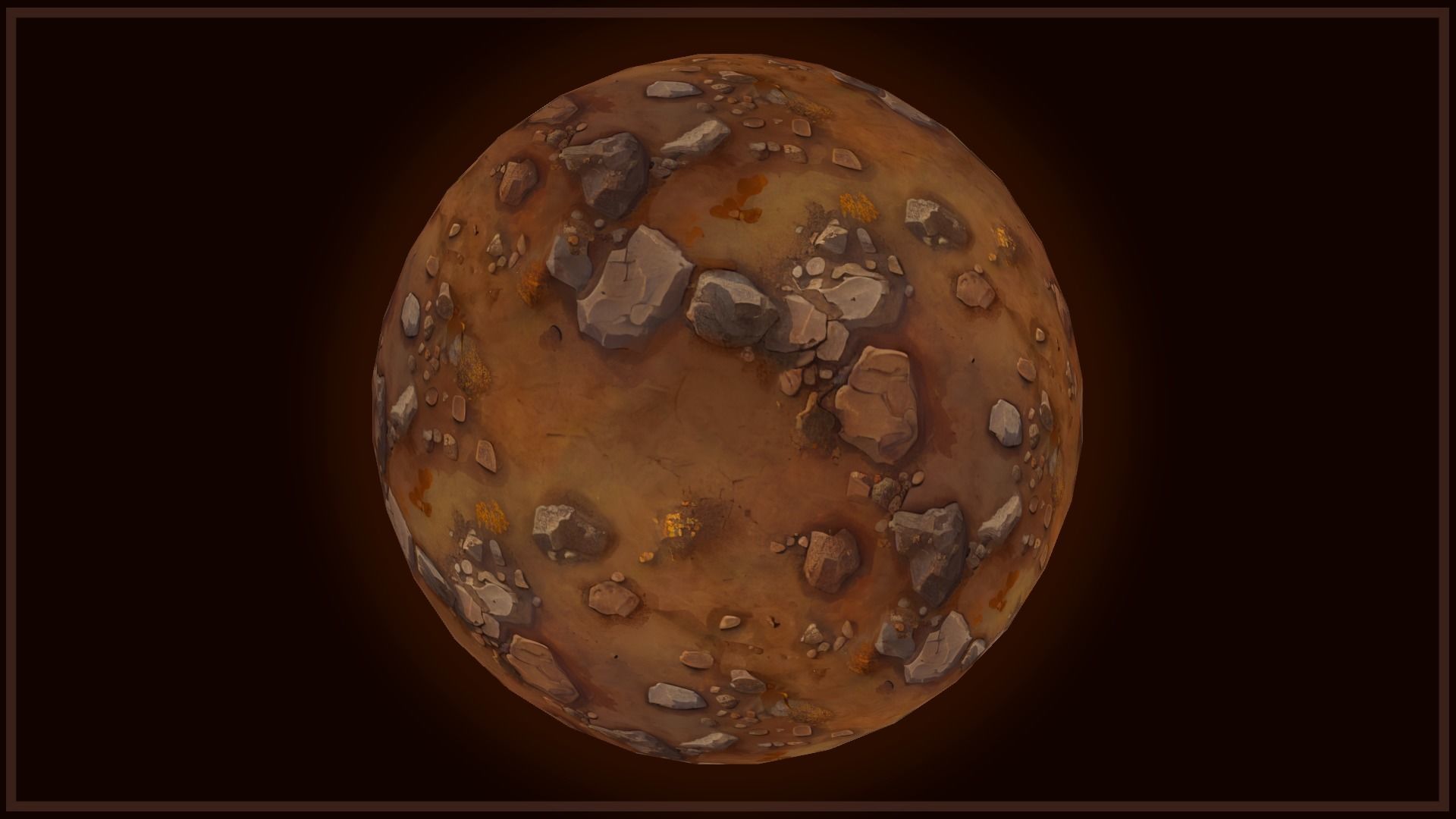 Ground - Earth and Rocks - 20 TEXTURES - Hand-painted -PACK 4--- Texture_12