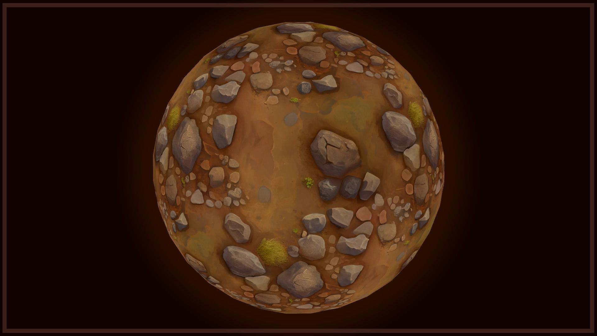 Ground - Earth and Rocks - 20 TEXTURES - Hand-painted -PACK 4--- Texture_16