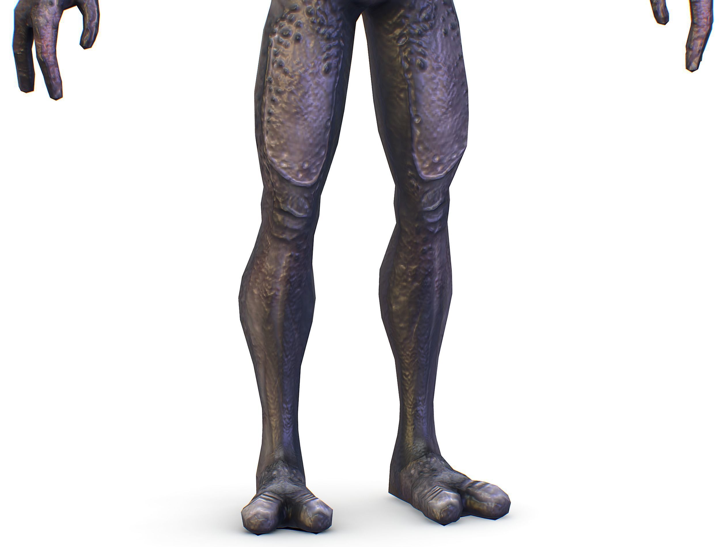 Grey Alien UFO Low-poly 3D model_20