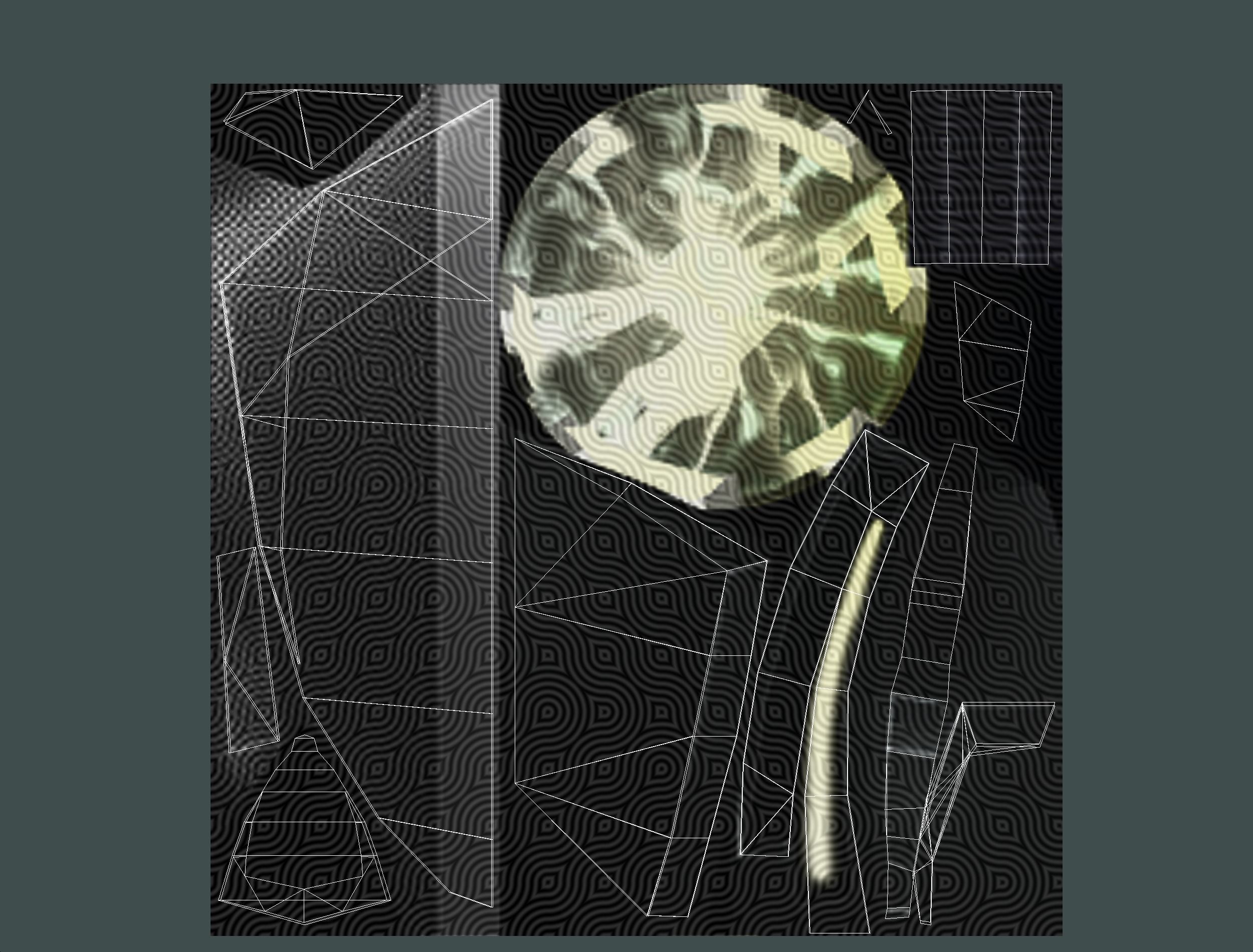 Grey Alien UFO Low-poly 3D model_27